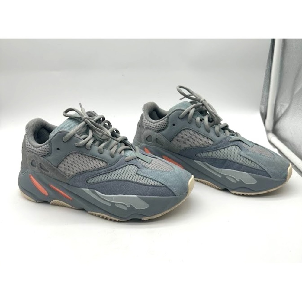 Adidas Yeezy‎ Boost 700 Inertia EG7597 Gray Orange Men's US 7.5 EU 40 2/3